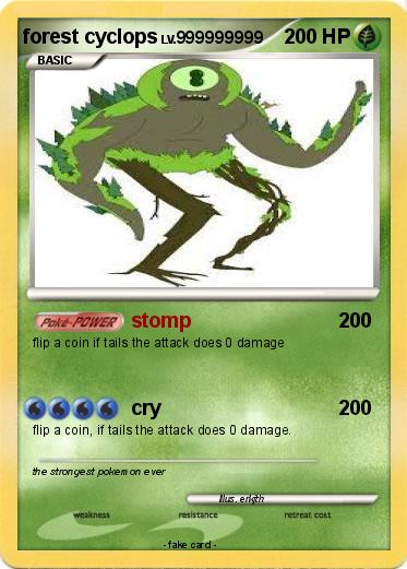 Pokemon forest cyclops
