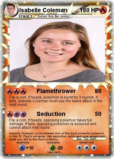Pokemon Isabelle Coleman