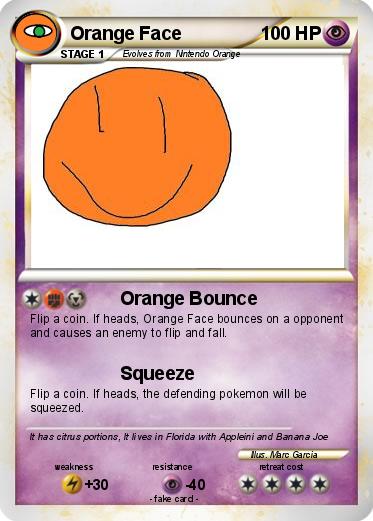 Pokemon Orange Face