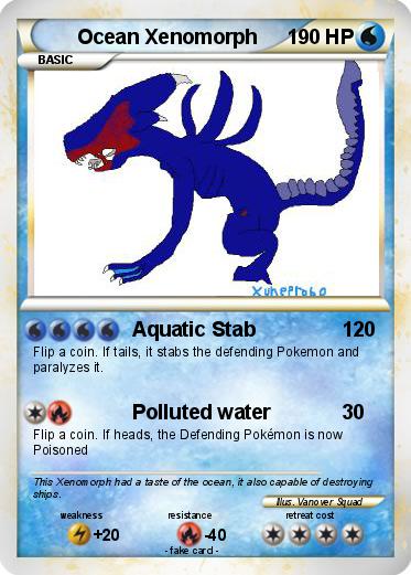 Pokemon Ocean Xenomorph