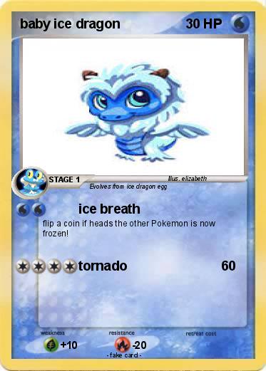 Pokemon baby ice dragon