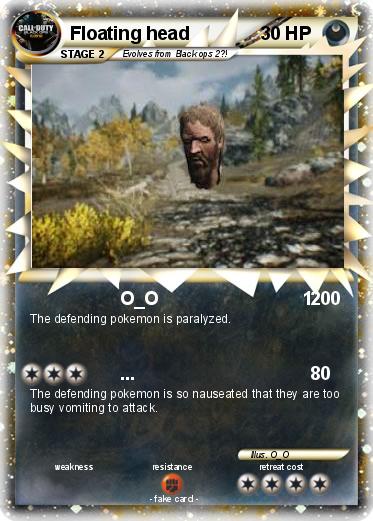 Pokemon Floating head