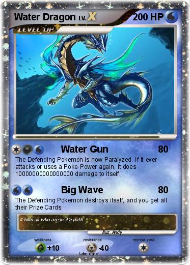 Pokemon Water Dragon
