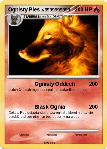 Pokemon Ognisty Pies