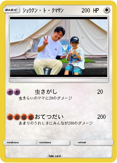 Pokemon ｼｮｳｸﾝ・ﾄ・ｸﾏｻﾝ