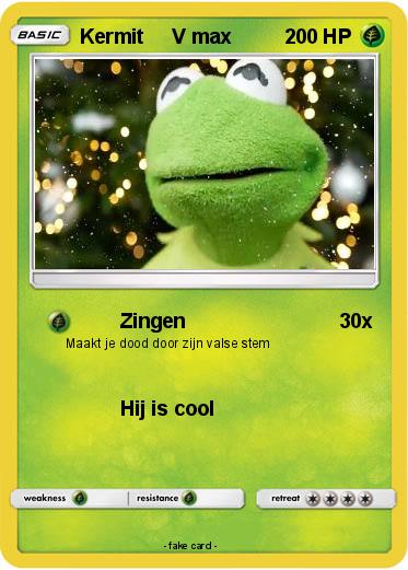 Pokemon Kermit     V max