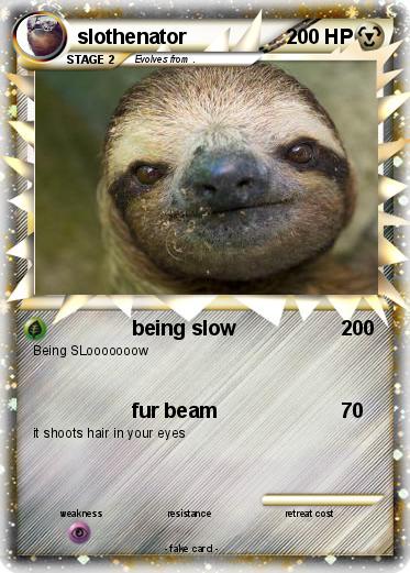 Pokemon slothenator