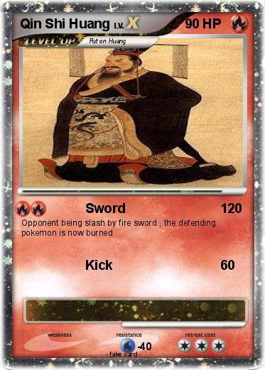 Pokemon Qin Shi Huang