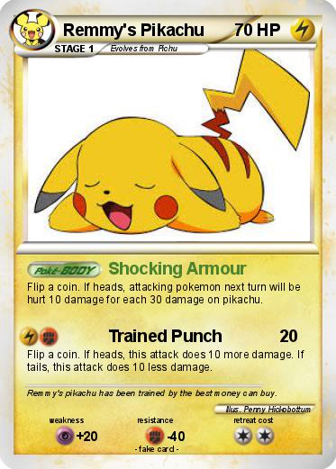 Pokemon Remmy's Pikachu