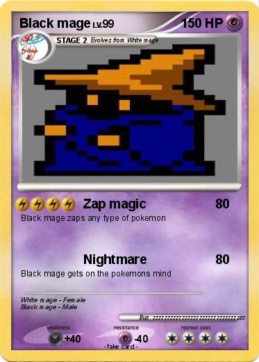 Pokemon Black mage