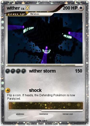 Pokemon wither