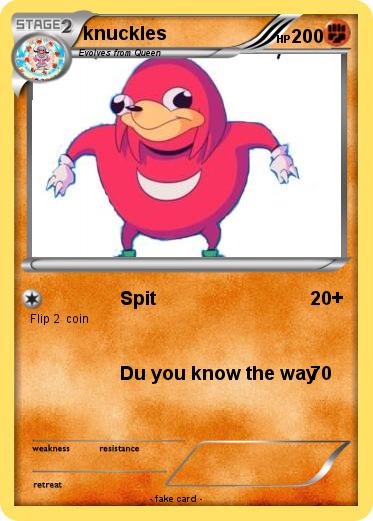 Pokemon knuckles
