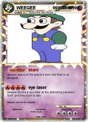 Pokemon WEEGEE              99999999999