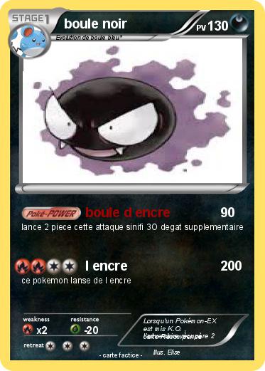 Pokemon boule noir