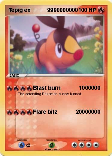 Pokemon Tepig ex           9990000000
