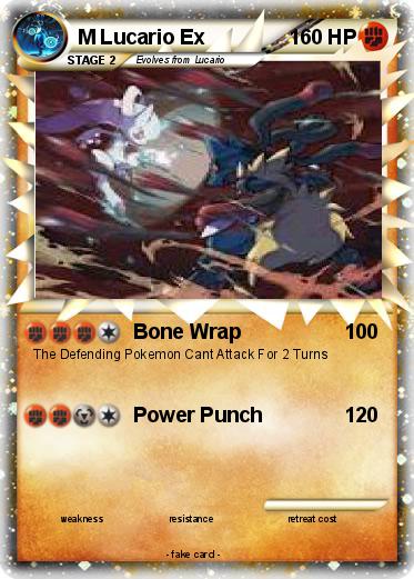 Pokemon M Lucario Ex