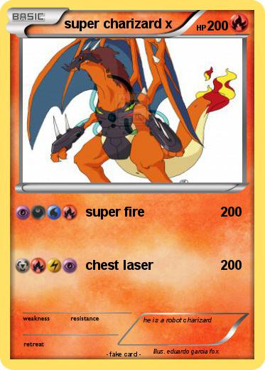 Pokemon super charizard x