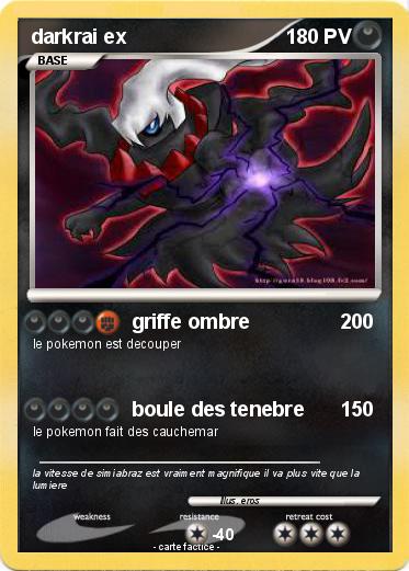Pokemon darkrai ex
