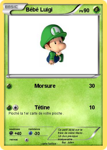 Pokemon Bébé Luigi