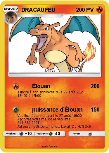 Pokemon DRACAUFEU