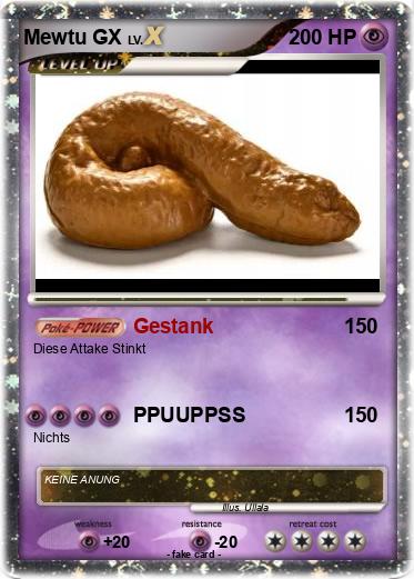 Pokemon Mewtu GX
