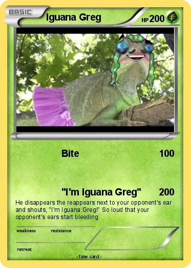 Pokemon Iguana Greg