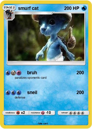 Pokemon smurf cat