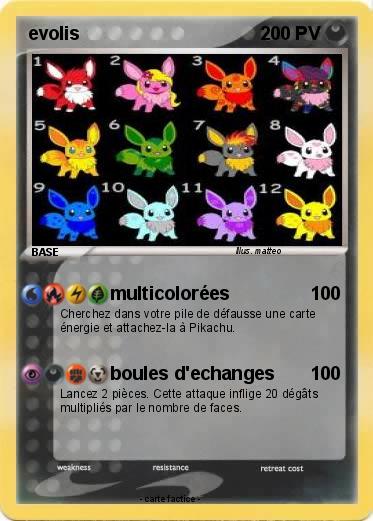 Pokemon evolis