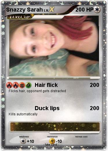 Pokemon Snazzy Sarah