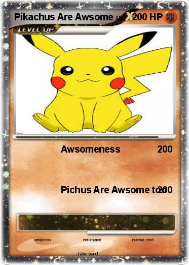 Pokemon Pikachus Are Awsome
