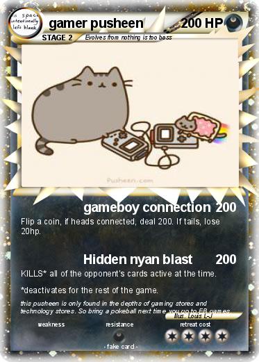 Pokemon gamer pusheen