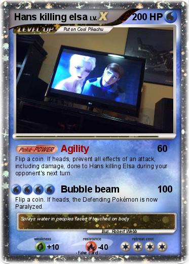 Pokemon Hans killing elsa