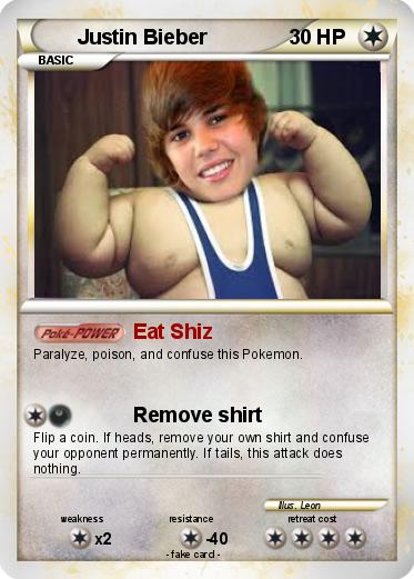 Pokemon Justin Bieber