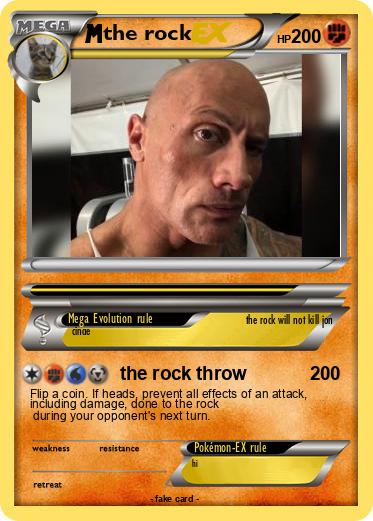 Pokemon the rock