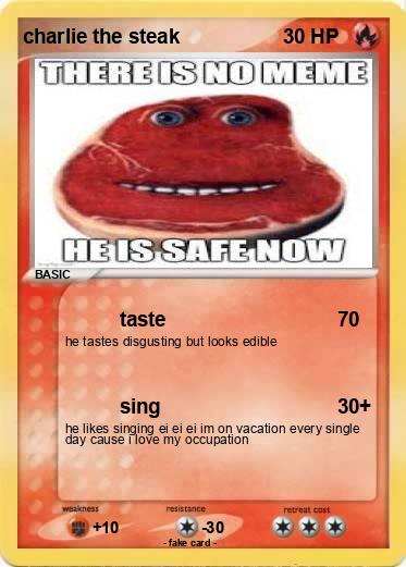 Pokemon charlie the steak