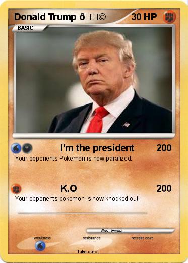 Pokemon Donald Trump ????