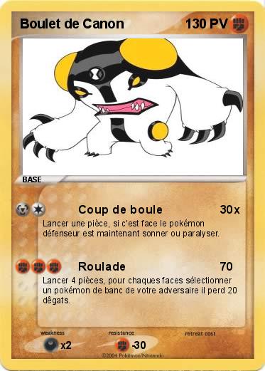 Pokemon Boulet de Canon