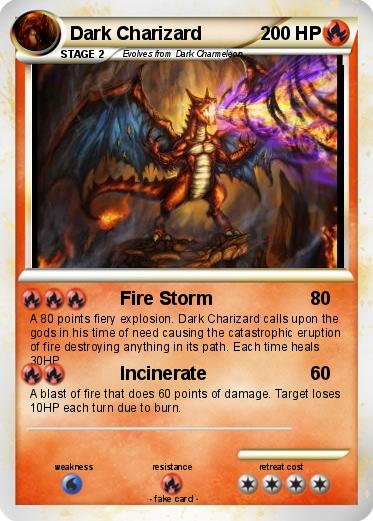 Pokemon Dark Charizard