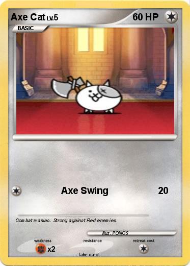 Pokemon Axe Cat