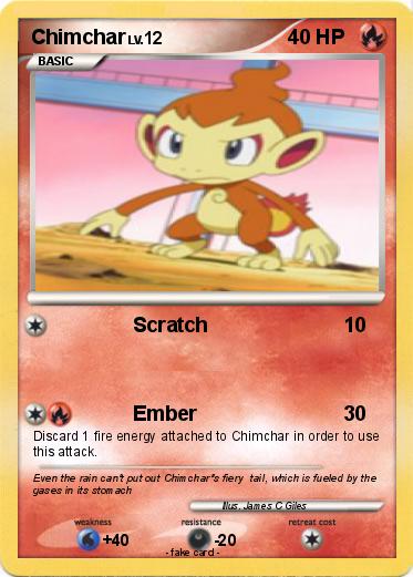 Pokemon Chimchar