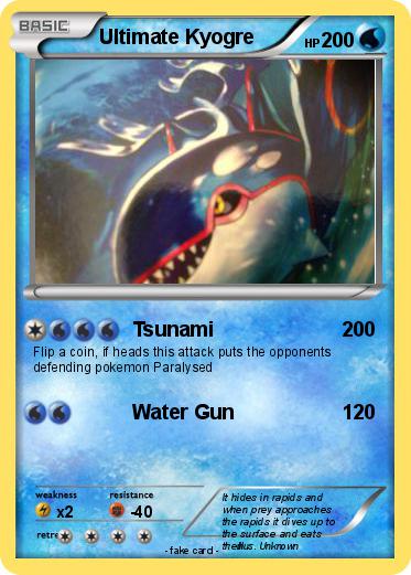 Pokemon Ultimate Kyogre