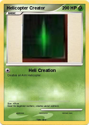 Pokemon Helicopter Creator
