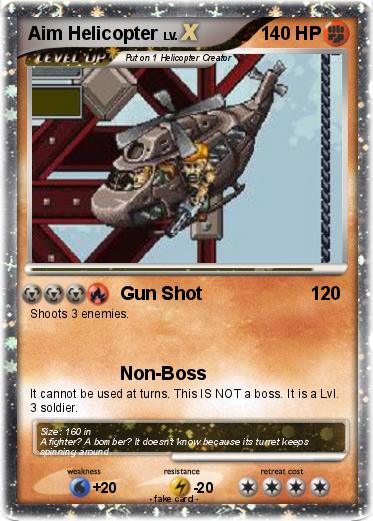 Pokemon Aim Helicopter