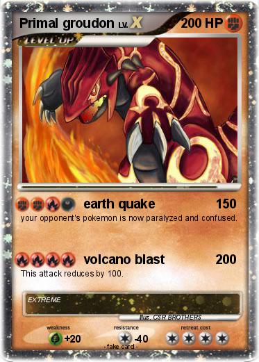 Pokemon Primal groudon
