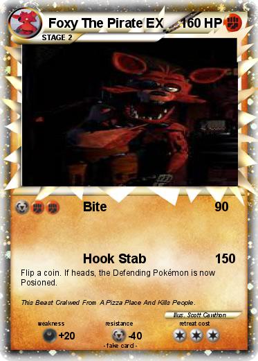 Pokemon Foxy The Pirate EX