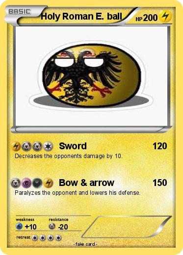 Pokemon Holy Roman E. ball