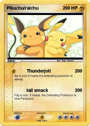 Pokemon Pikachu/raichu