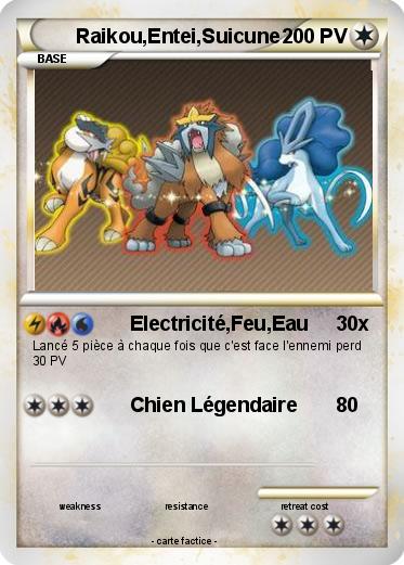 Pokemon Raikou,Entei,Suicune