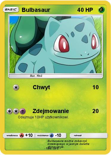 Pokemon Bulbasaur