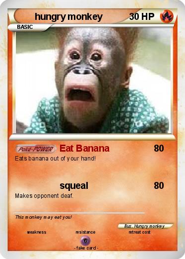 Pokemon hungry monkey